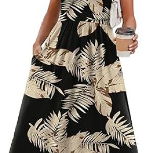 WIHOLL Summer Dresses for Women Flowy Casual